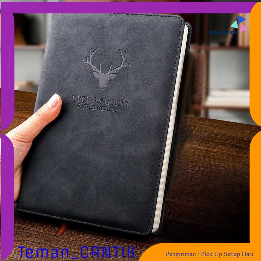 

TC - ATK Tlevino Buku Catatan Harian Notebook Diary Cover Kulit 100 Lembar - CW-5026