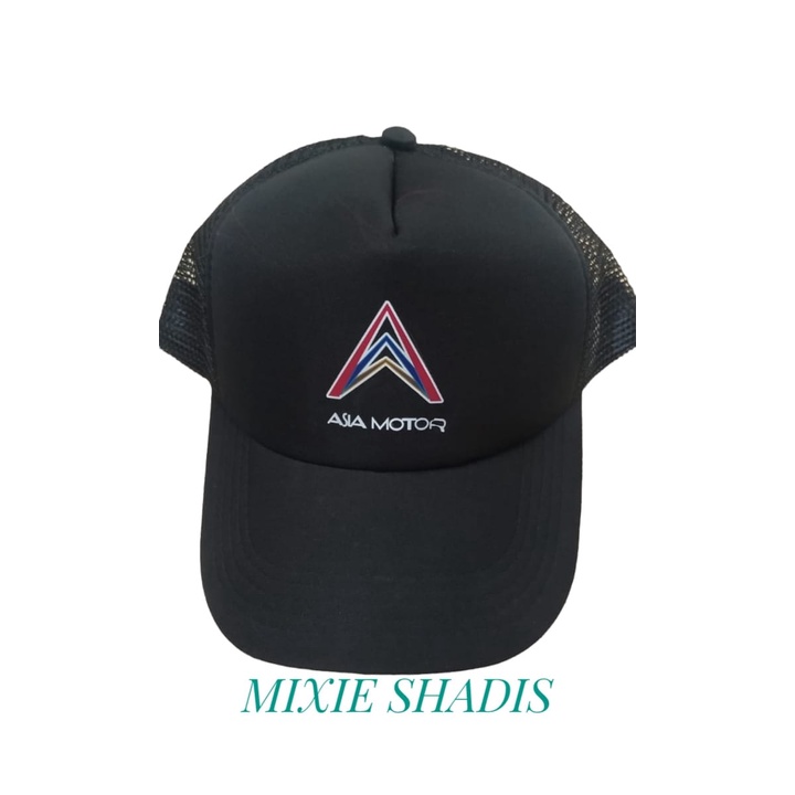 Topi ASIA MOTOR Warna hItam