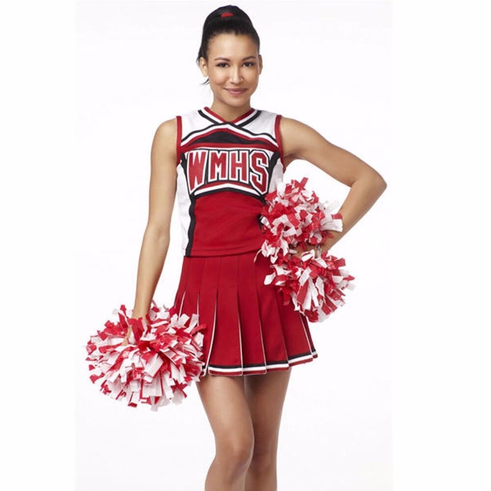 IMPORT High school Girl Cheerleader Costume Glee Club Style Cheerleading Varsity Cheerleader
