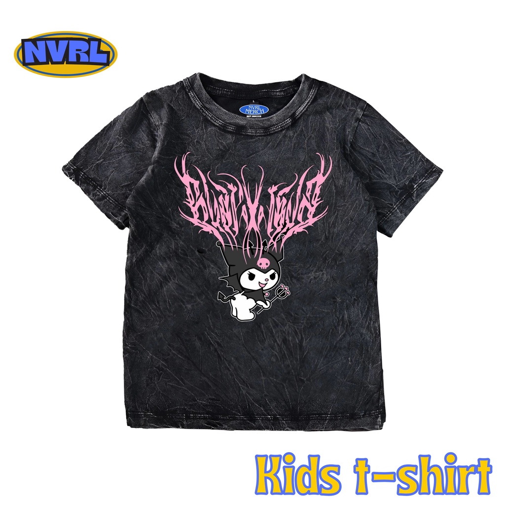 Kaos kuromi washing vintage tee | Kaos anak | Baju anak