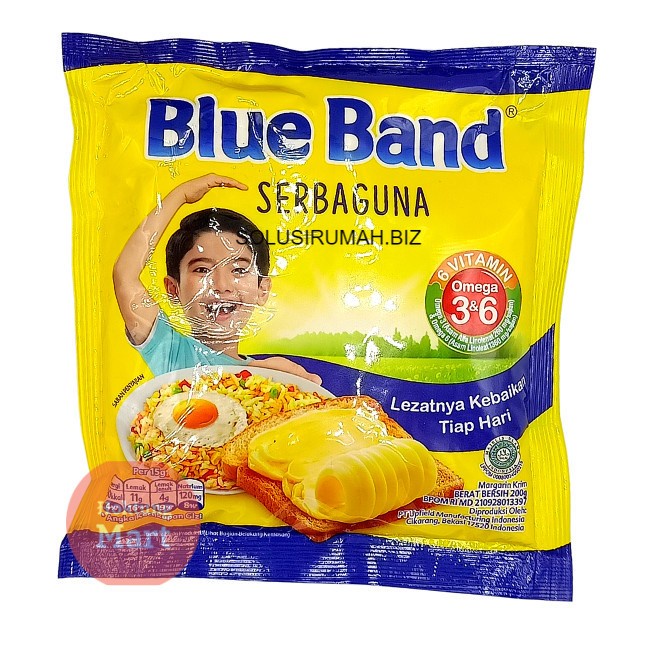 

exp feb 25 - Blue Band Mentega 200g Blueband Serbaguna Margarin Sachet 200gram 200g 200