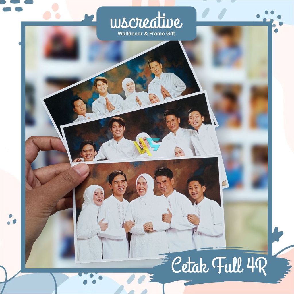 (SIZE 4R FULL) CETAK FULL FOTO 4R / CETAK FOTO CUSTOM