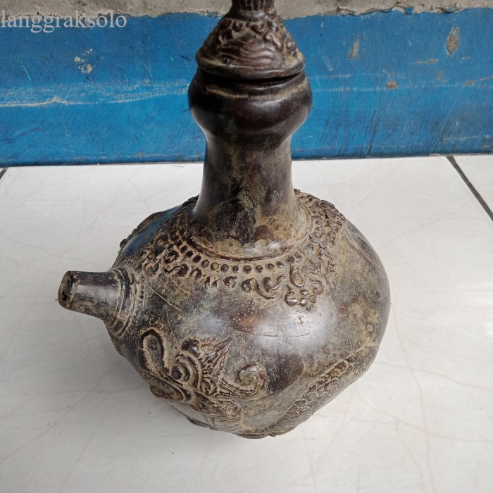 

termurah Kendi Ukir Naga Hitam Model Kuno