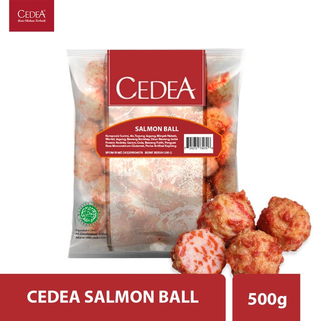 

CEDEA SALMON BALL 500GR I FROZEN FOOD CADEA