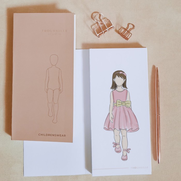 

Andriant Sketchbook Fashion Desain by TROUVAILLE STUDIO / Sketch book Designer - Childrenwear