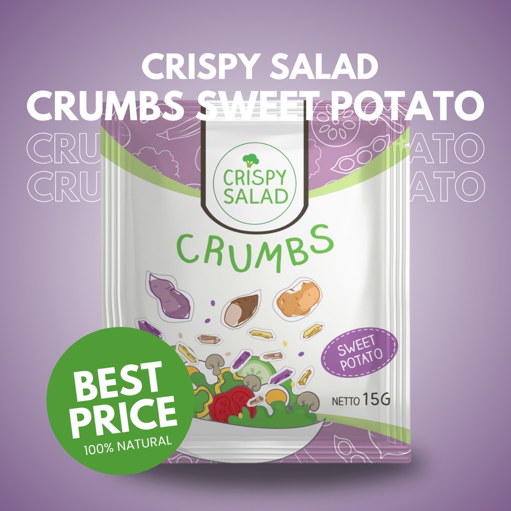 

Crispy Salad Crumbs Sweet Potato 15gr