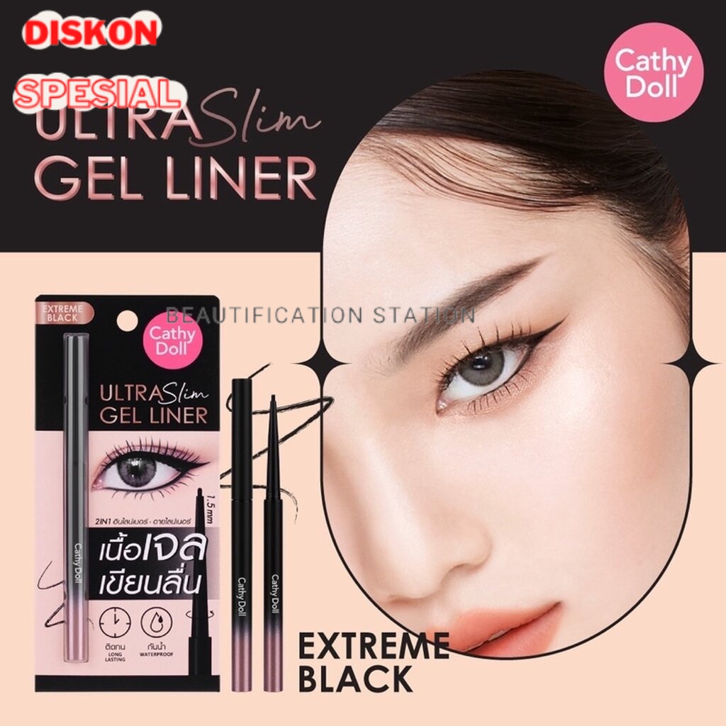 Cathy Doll Ultra Slim Gel Liner Eyeliner Waterproof
