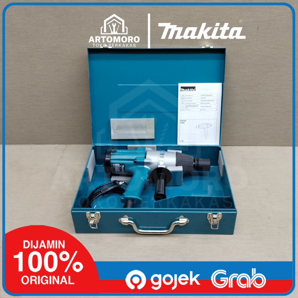 Mesin Pembuka Baut 6906 Impact  Wrench 3/4 inch Makita