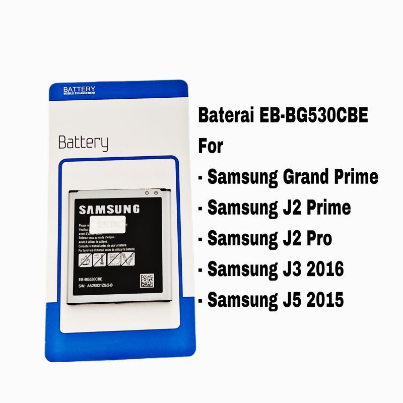 BATERAI SAMSUNG G530 / J500 J5 2015 / J3 2016 / J2 Prime / J2 Pro BATTERY BATRE BATREI Batrey