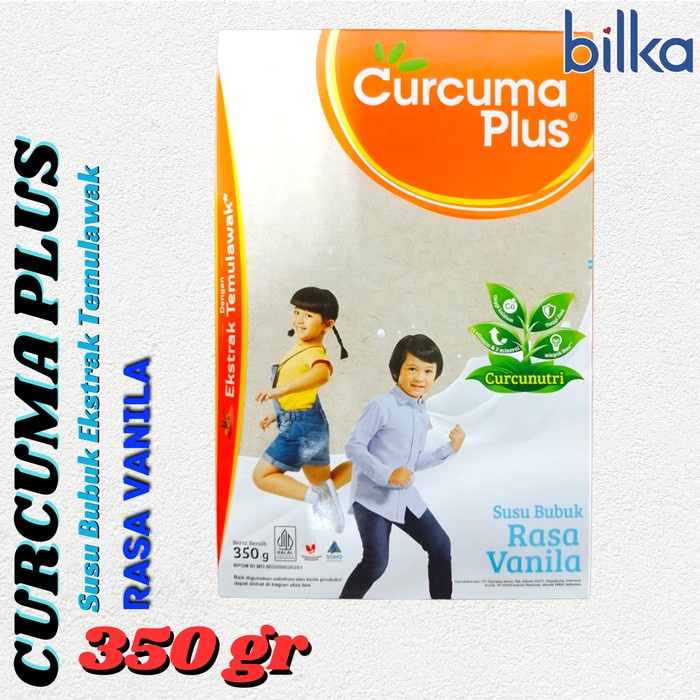 

CURCUMA PLUS Susu Bubuk Ekstrak Temulawak Rasa Vanila 350gr