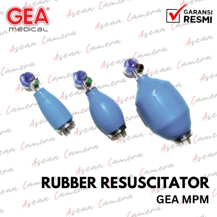 GEA AMBUBAG MANUAL RUBBER RESUSCITATOR MPM / AMBUBAG KARET GEA