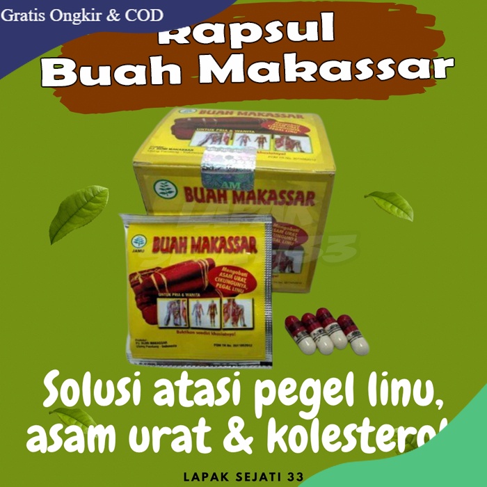 Obat Herbal Buah Makassar Makasar Kapsul 1 Box Original