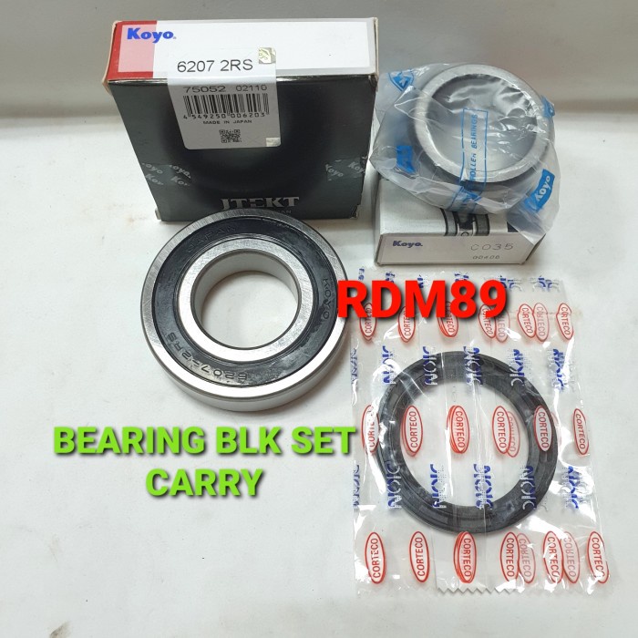 BEARING SET RODA BELAKANG SET CARRY EXTRA BEARING +CONES +SEAL