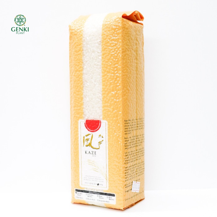 

Kaze Japonica White Rice Zero Sugar / Beras Jepang Nil Sugar - 1 kg TM