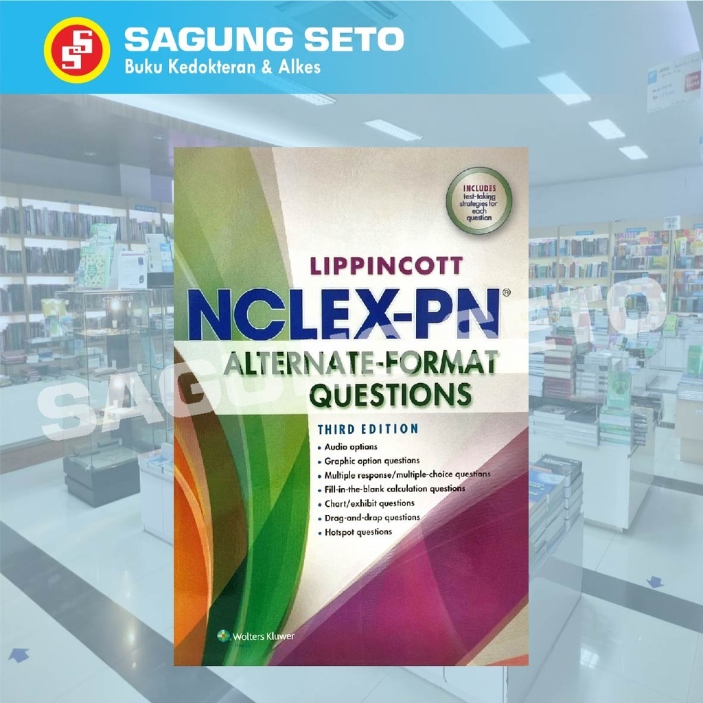 LIPPINCOTT NCLEX - PN ALTERNATE - FORMAT QUESTIONS 3E