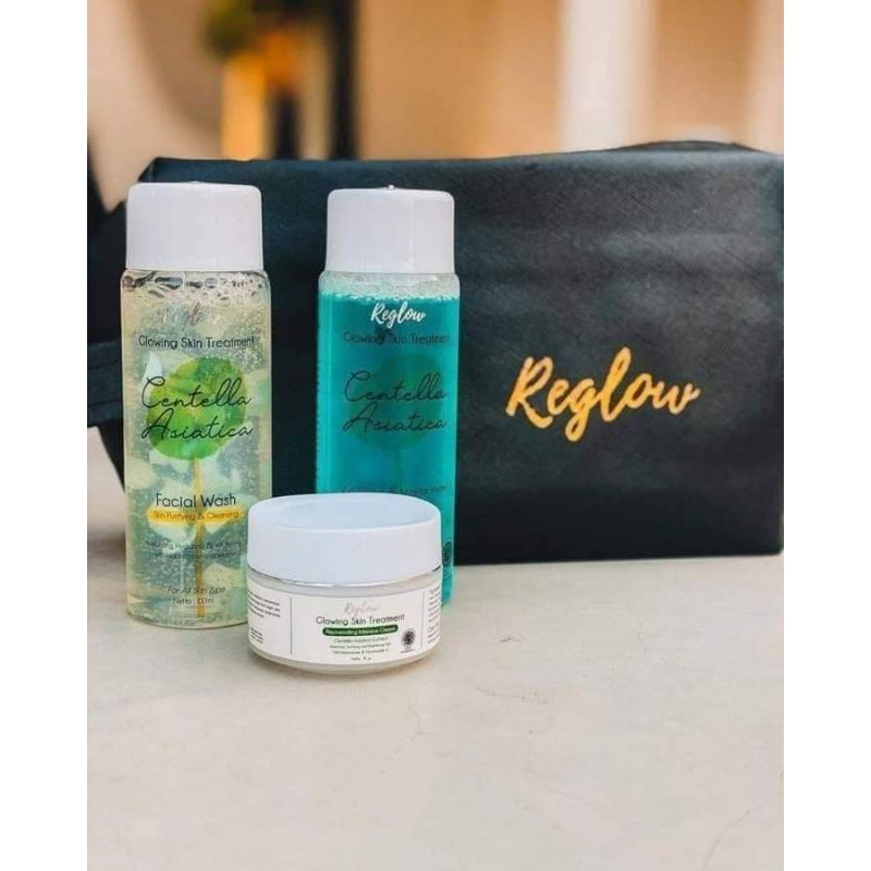 Skincare REGLOW SERIES Cream Penghilang Flek Glowing skin Treatment Original BPOM - RE GLOW
