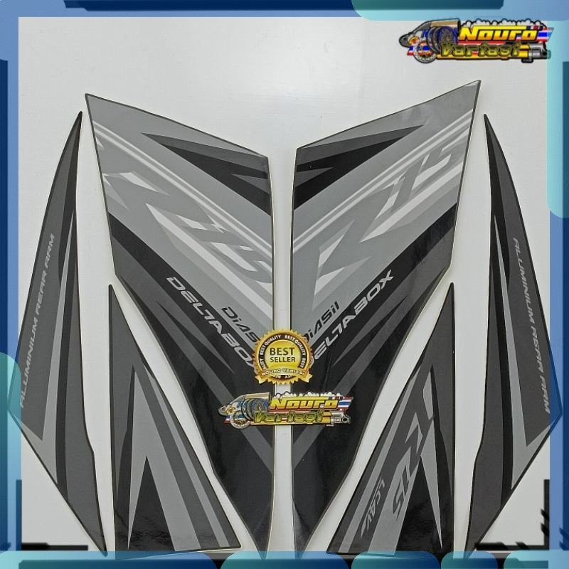 Stiker Striping Yamaha R15 2015 2016 hitam Stiker  motor standar bagus