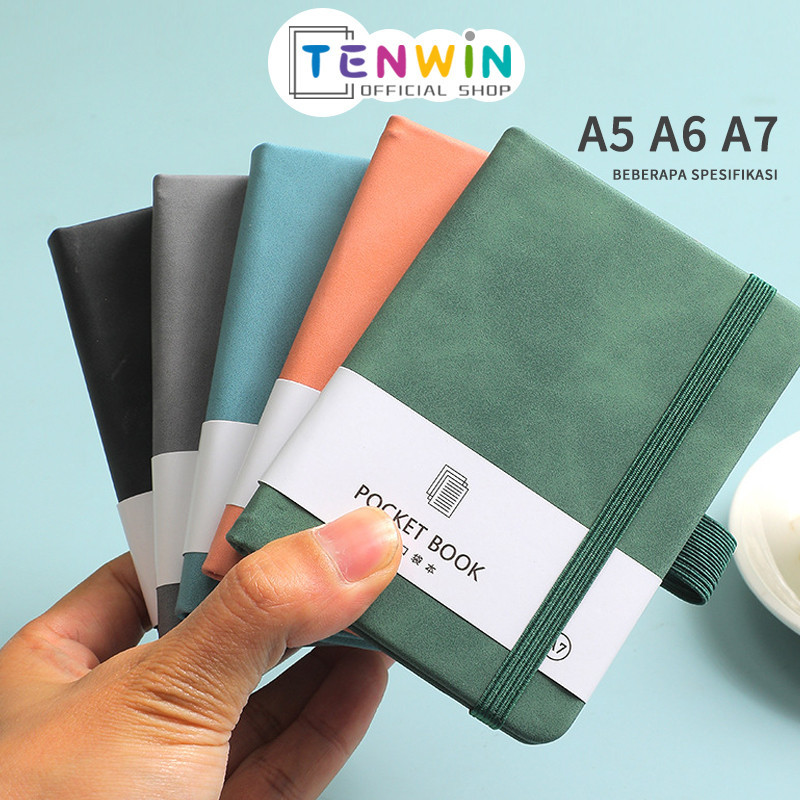 

Notebook A7/A6/A5 BUKU MINI Buku catatan aesthetic Buku tulis agenda Bullet Book journal Diary planner multicolor Scrapbook jurnal untuk sekolah - Tenwin