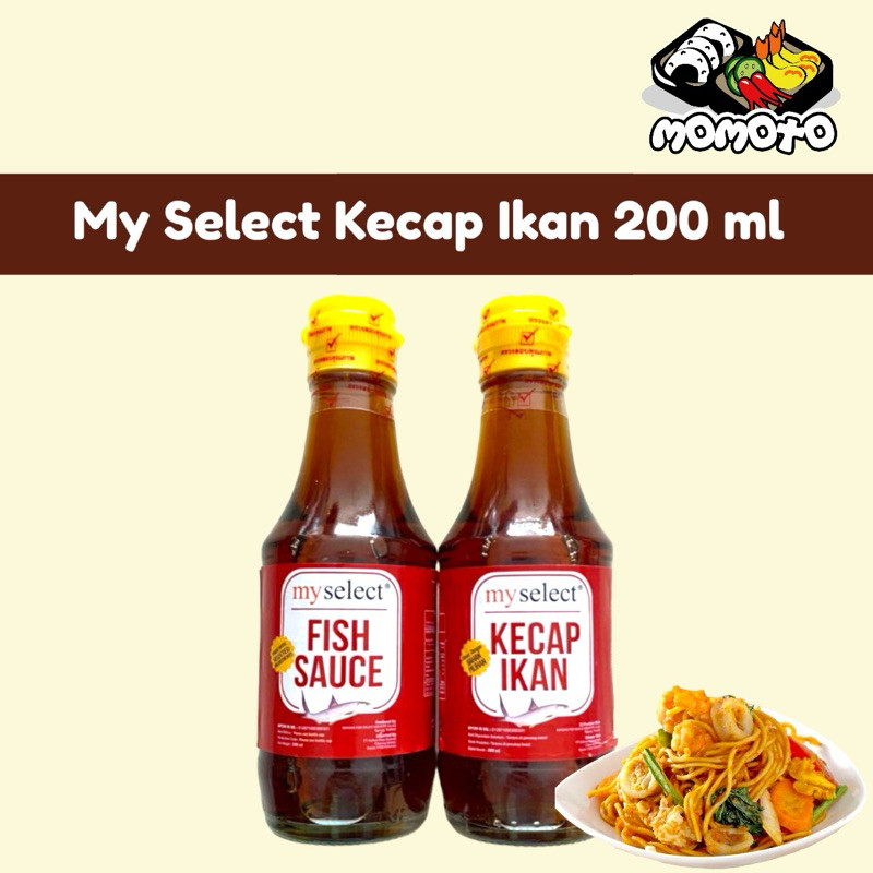 

My Select Kecap Ikan Halal 200 ml Fish Sauce Anchovy Chinese Korean Thai Food