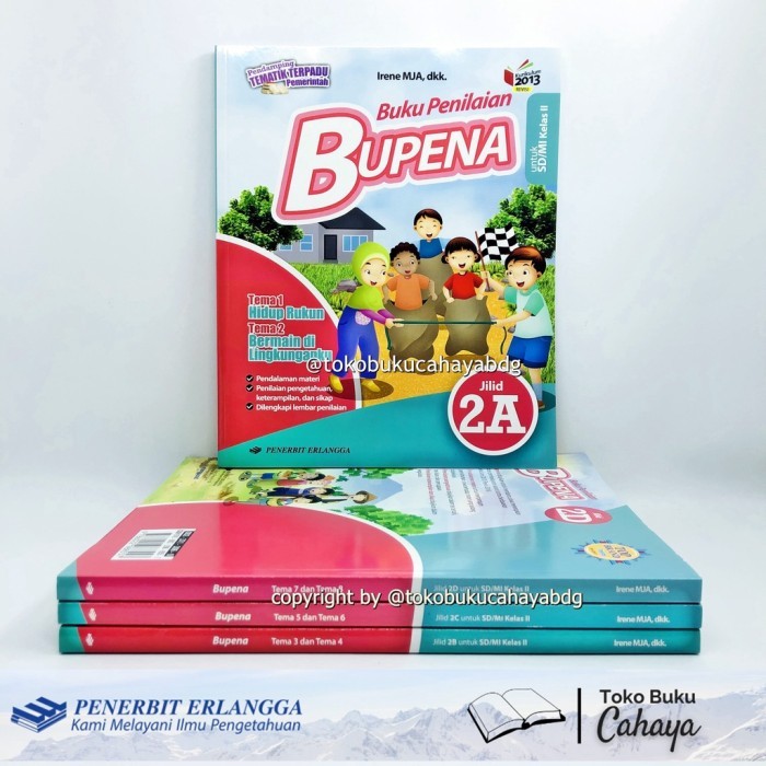 

Buku BUPENA SD KELAS 2A 2B 2C 2D K13N ERLANGGA buku penilaian IRENE - 2 - A