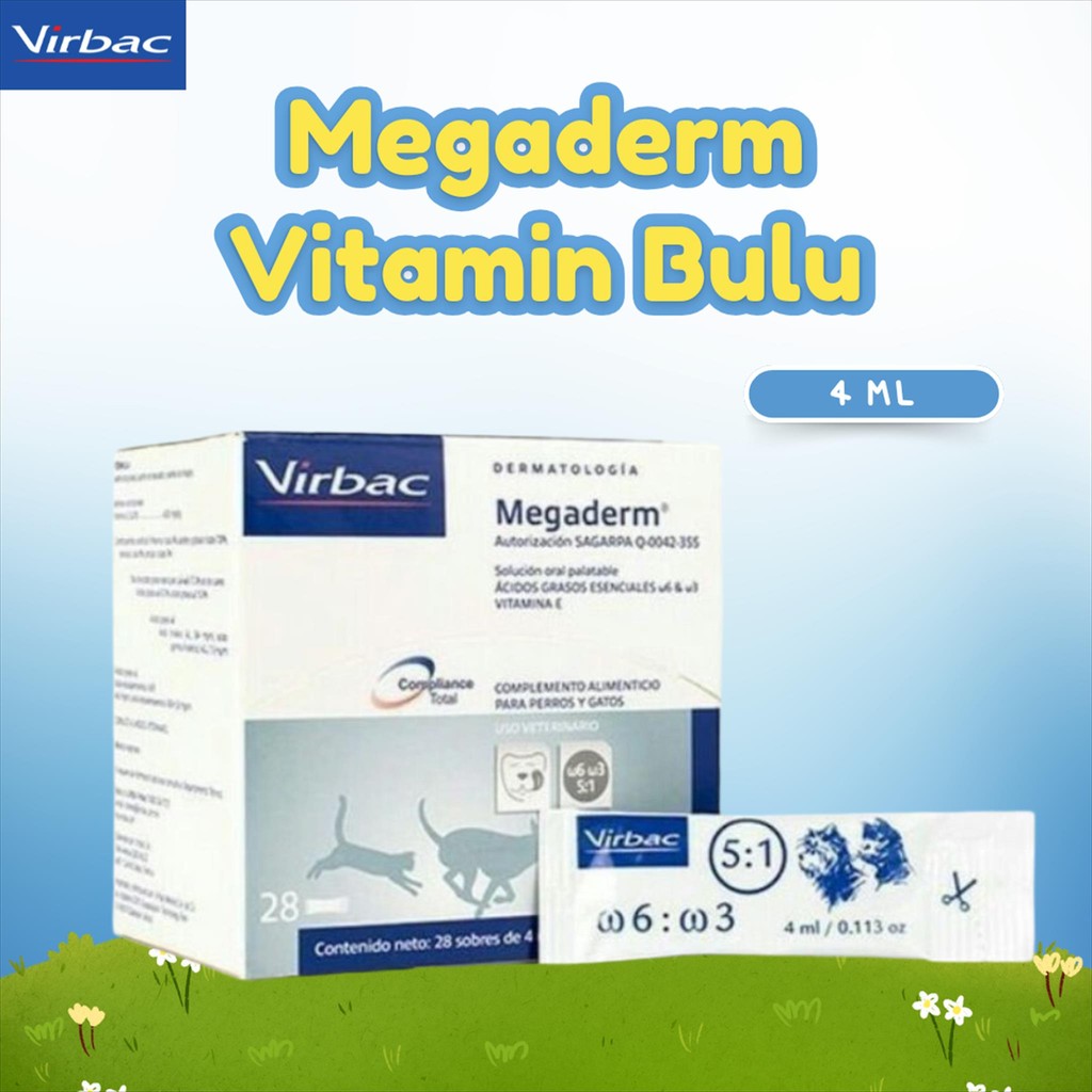 MEGADERM 4ML / VITAMIN VIRBAC / VITAMIN MAGADERM / MEGADERM VITAMIN BULU