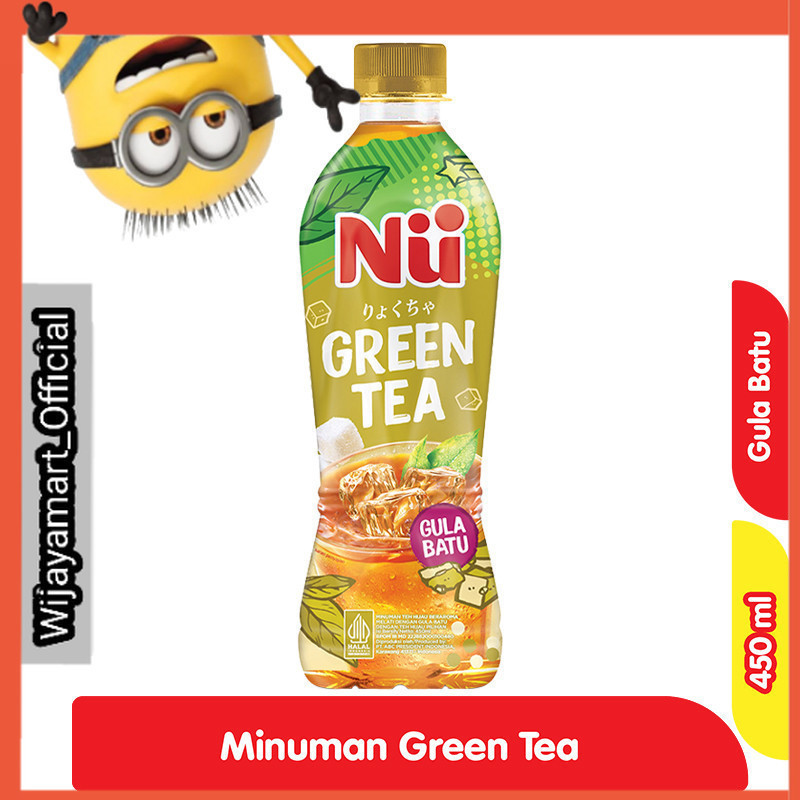 

NU Green Tea Gula Batu 450 ml