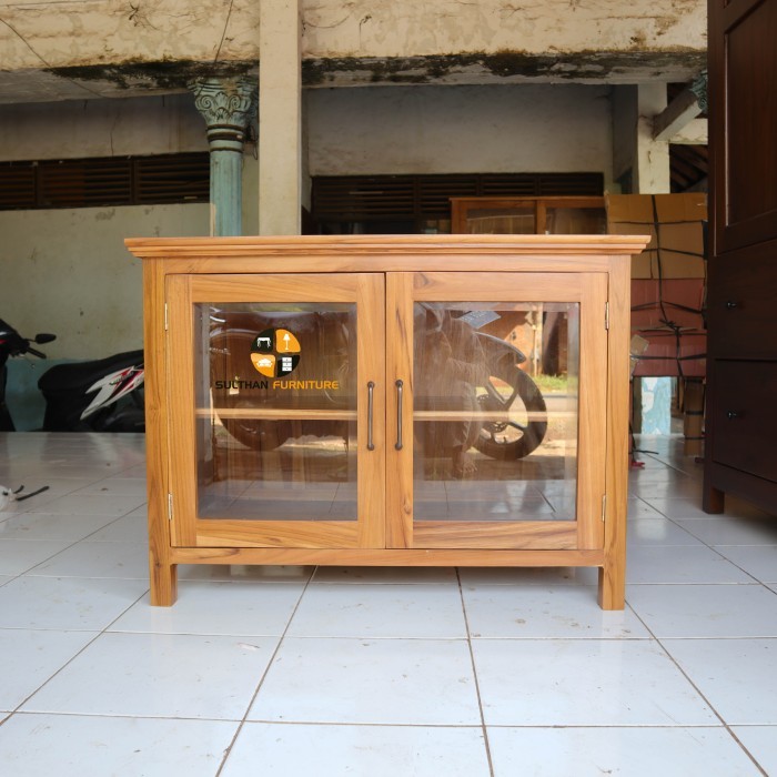 Lemari Handuk Minimalis 2 Pintu - Meja Tv Klasik - Rak Buku Kayu Jati