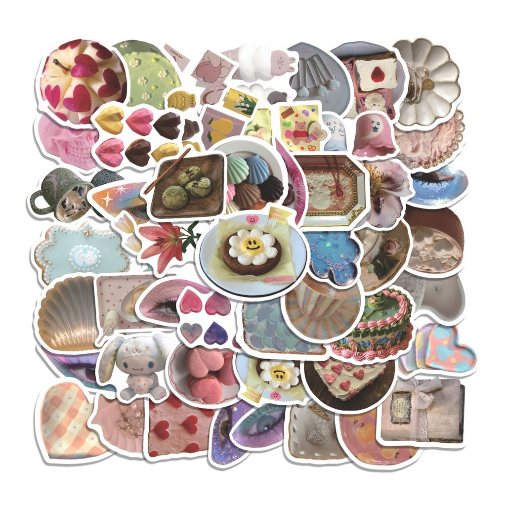 

COD 50 Pcs Stiker Pastel Aesthetic Lucu Anti Air Untuk Dekorasi Notebook Sepeda Skateboard Handphone