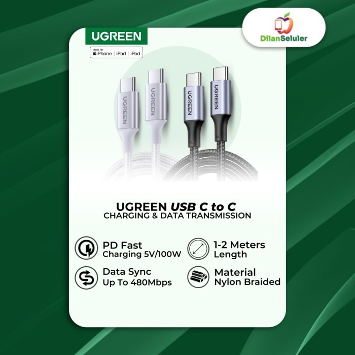Kabel Usb Ugreen C To C 60 watt
