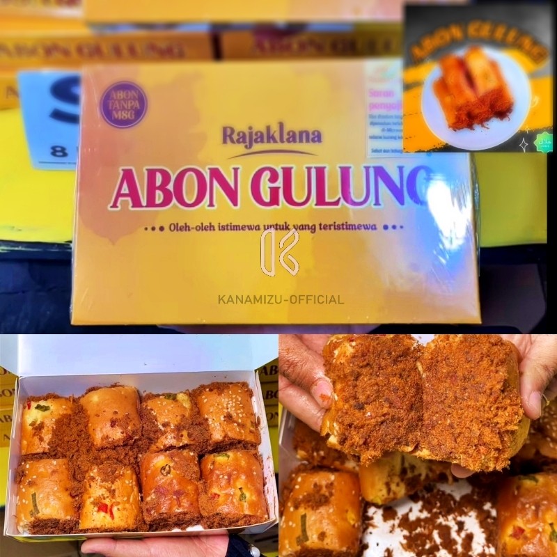 

Rajaklana Abon Gulung Oleh-Oleh Jogja – Roti Gulung Lembut Abon Premium Sapi, Ayam, Tuna – Isi 8 Pcs