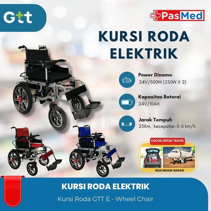 Kursi Roda Electric Listrik GTT EWeelchair