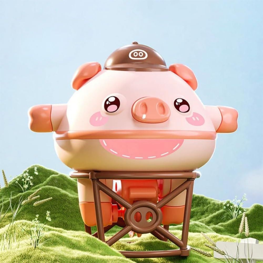 Cute Balancing Pig Toy Wire Walker Novelty Tightrope Walking Tumbler Unicycle Toy Non-turning Toy Ac
