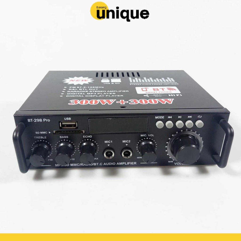 Nobsound Audio Amplifier Bluetooth 5.0 HiFi 2 Channel Output - BT-298 Pro