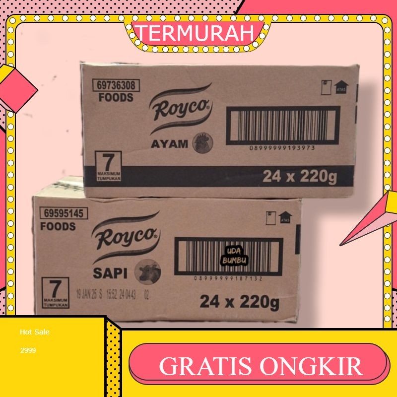 

1 Dus Royco 220gr (isi 24 pcs)