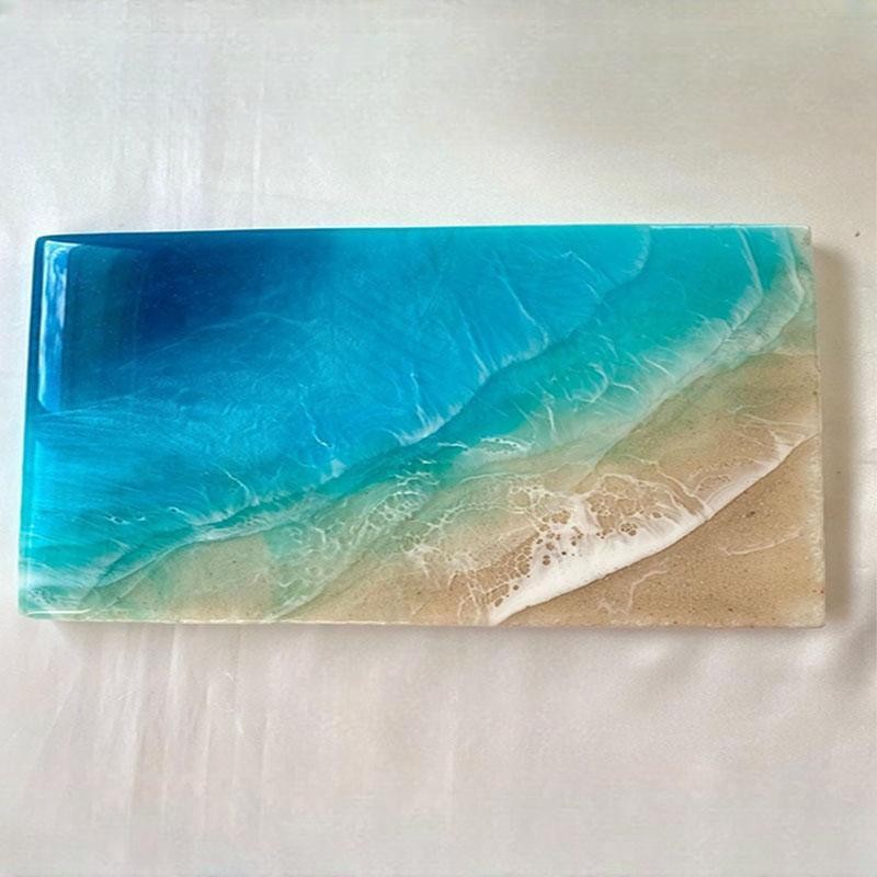 

Rectangle Silicone Mold Crystal Epoxy Casting Resin Mold for DIY Table Top Making River Table