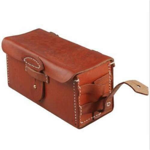 . Military Ww2 WWII Imperial Japanese Arisaka Type 38 Leather Ammo Pouch Case Hi-Q MILITARY Reenactm