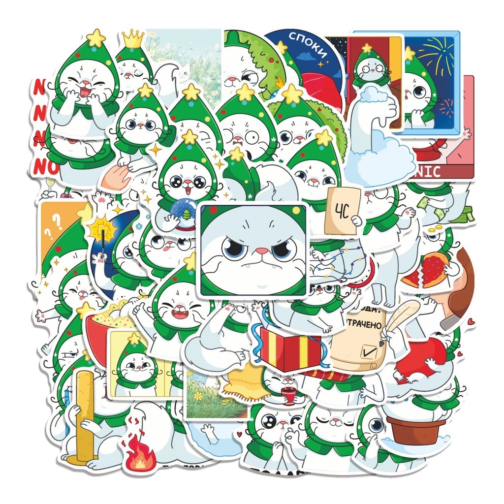 

COD 50 Pcs Stiker COOKIES Lucu Anti Air Untuk Dekorasi Notebook Sepeda Skateboard Handphone