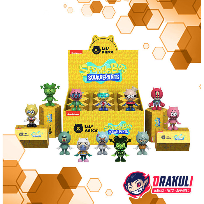 Drakuli Hobbies Toys Mighty Jaxx Lil Maxx x SpongeBob SquarePants Series Blind Box