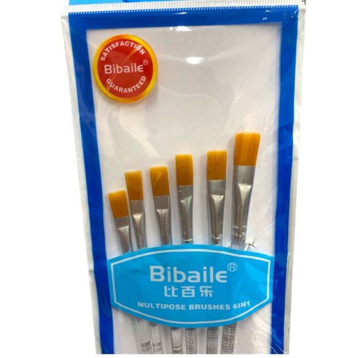 

Kuas Lukis Impor Bibaile BBL – 706 Kuas Lukis Brush Nylon Set 6