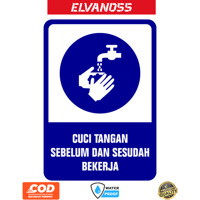 

STIKER RAMBU CUCI TANGAN SEBELUM DAN SESUDAH BEKERJA 35CM X 50CM FREE CUSTOM DESAIN STICKER