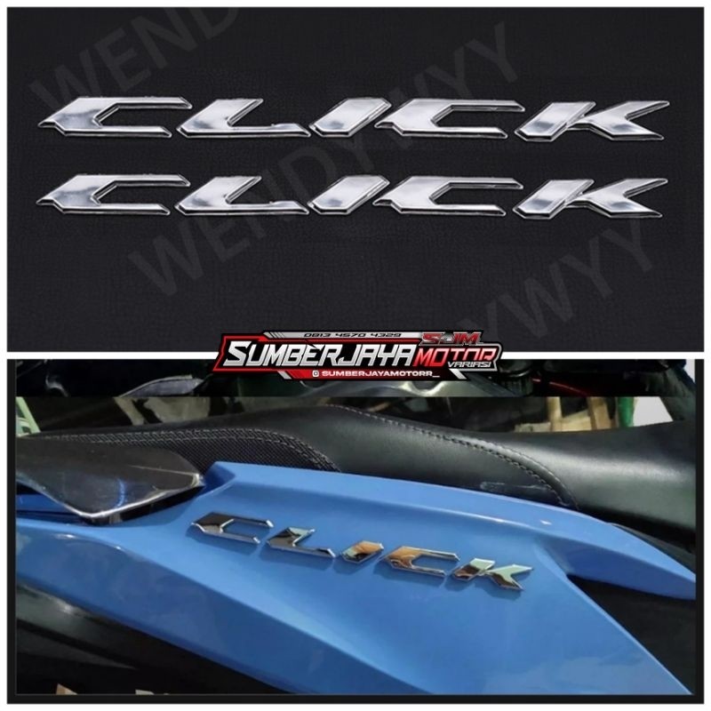 Emblem Click Vario 125i 150i New Old Stiker Logo Timbul Vario 125 150 150 Sticker Logo Timbul Vario