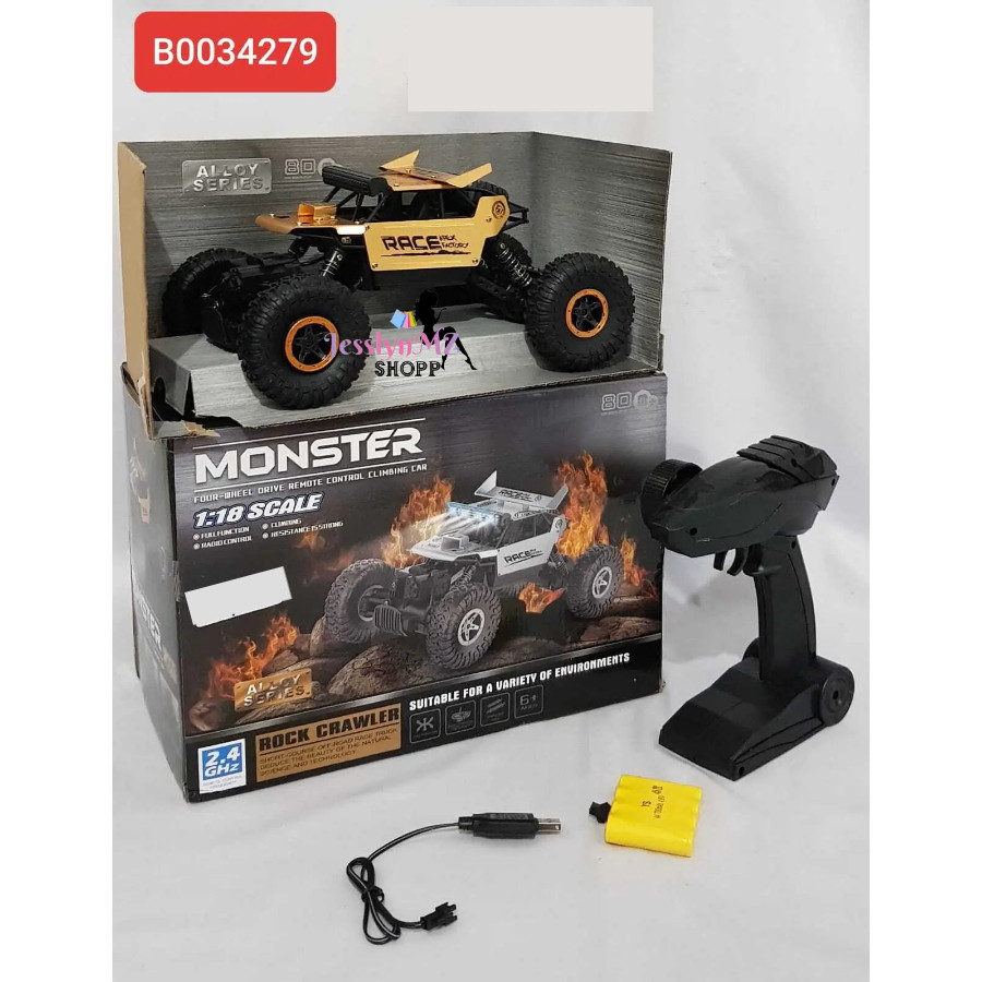 Mainan Mobil Remote Control RC Rock Crawler Monster 4x4 OFFROAD 4WD