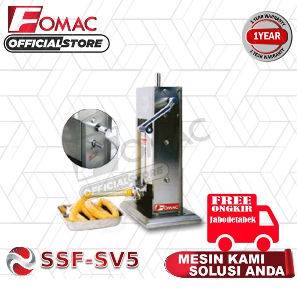 Mesin Pencetak Sosis SSF-SV5 FOMAC
