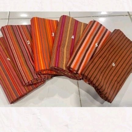 Baju kain lurik prasojo motif garis/MURAH/ADEM