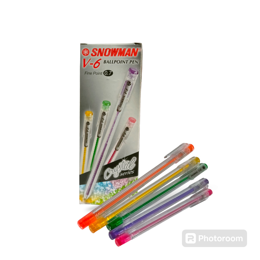 

pulpen / bolpoint Snowman V-6 0.7mm