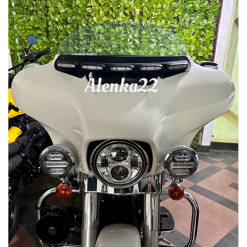 WINDSHIELD VISOR HARLEY DAVIDSON POLICE UP to 2014