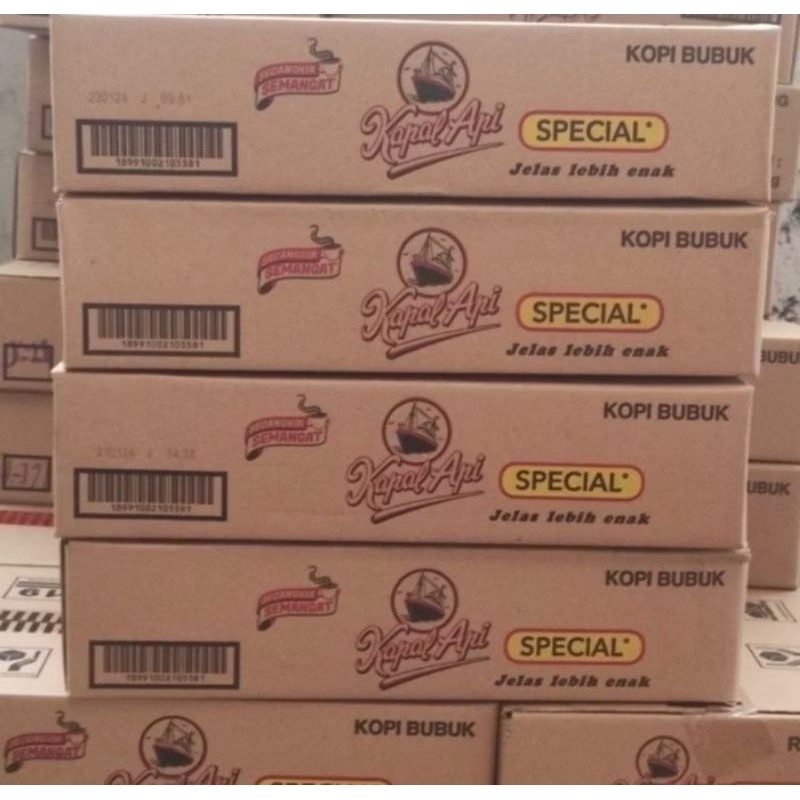 

1 Karton Kapalmini Kopi Bubuk Special 6,5 gr Isi 20 Renceng/ 200 Bungkus Harga Promo - READY STOK !!