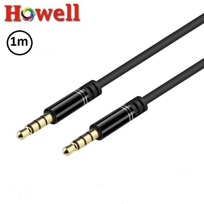 Howell Kabel AUX Audio Jack 3.5mm TRRS 1m Howell