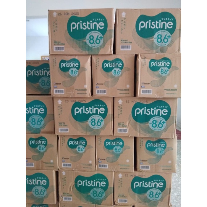 

✨LARIS✨ -Air Minum Pristine 8.6+ 400ml 1 dus = 24 botol