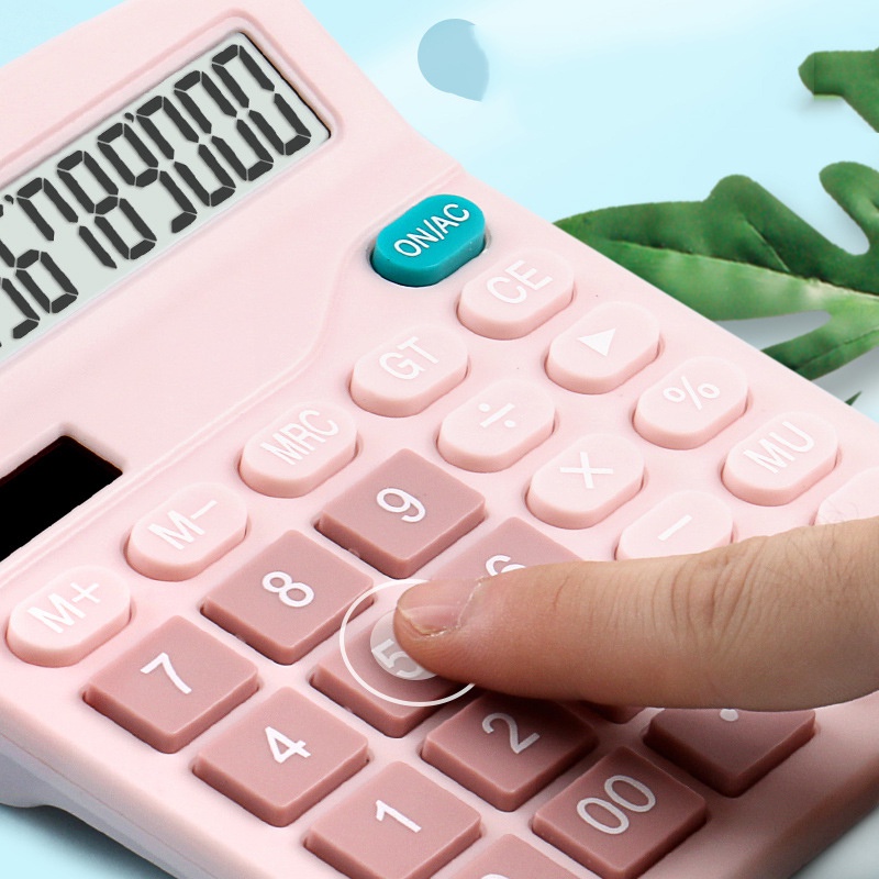 

RB KALKULATOR MACAROON 12 DIGIT 2 POWER AESTHETIC BISA PAKAI BATERAI DAN CAHAYA MATAHARI BS
